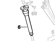 Manchon de cable d´alimentation - Ø7,9-Ø12x120 mm